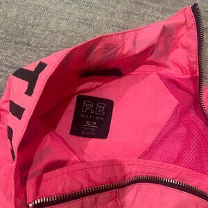 PE nation pink windbreaker